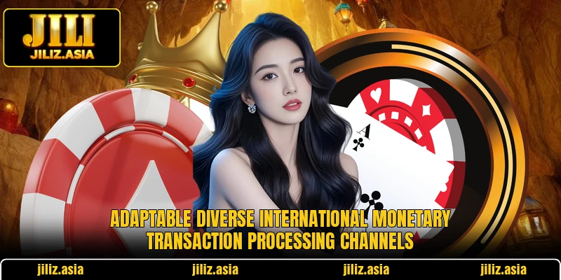 Adaptable diverse international monetary transaction processing channels