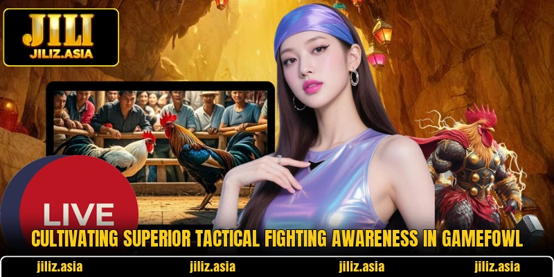 Cultivating superior tactical fighting awareness in gamefowl