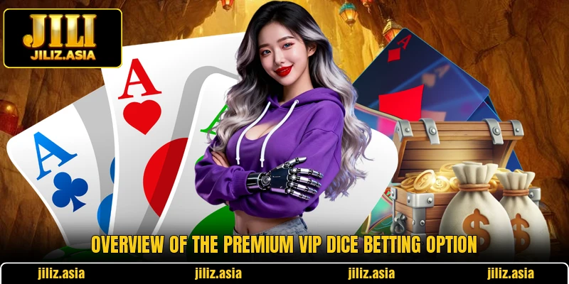 Overview of the premium VIP Dice betting option