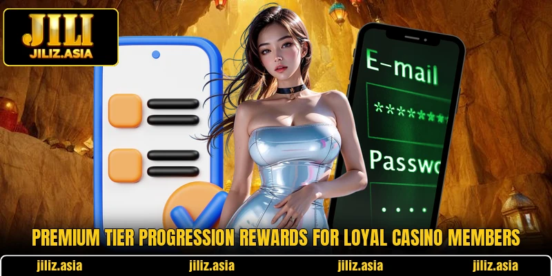 Premium tier progression rewards for loyal casino members