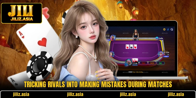Tricking rivals into making mistakes during matches Tricking rivals into making mistakes during matches